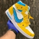 کفش بسکتبال مردانه ایر جردن Air Jordan 1 SpongeBob Yellow White Blue