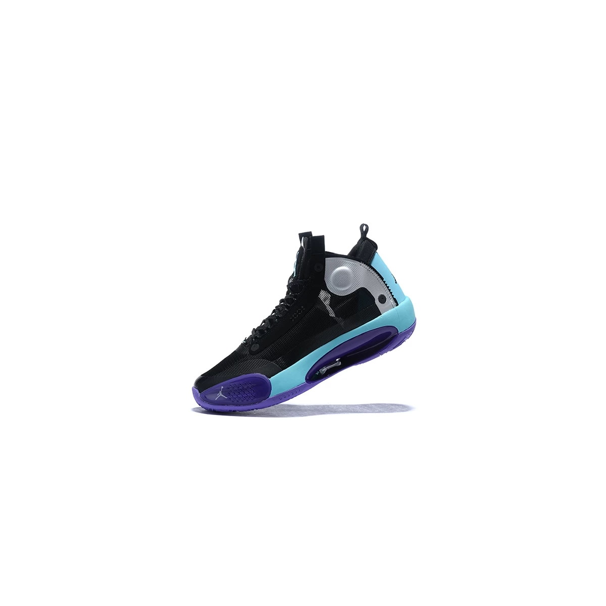 کفش بسکتبال مردانه ایر جردن Air Jordan 34 Black Grey Purple Blue