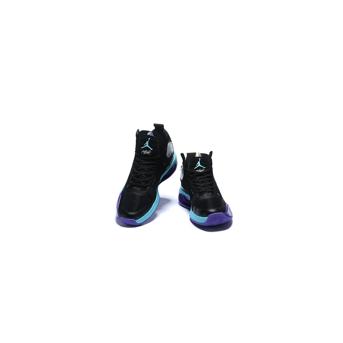 کفش بسکتبال مردانه ایر جردن Air Jordan 34 Black Grey Purple Blue