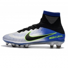 کفش فوتبال نایک مرکوریال طرح اصلی ساقدار آبی مشکی Nike Mercurial Super