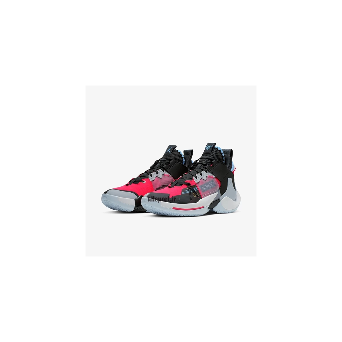 کفش بسکتبال مردانه ایر جرد ن Air Jordan Why Not Zer 0.2 Black Red