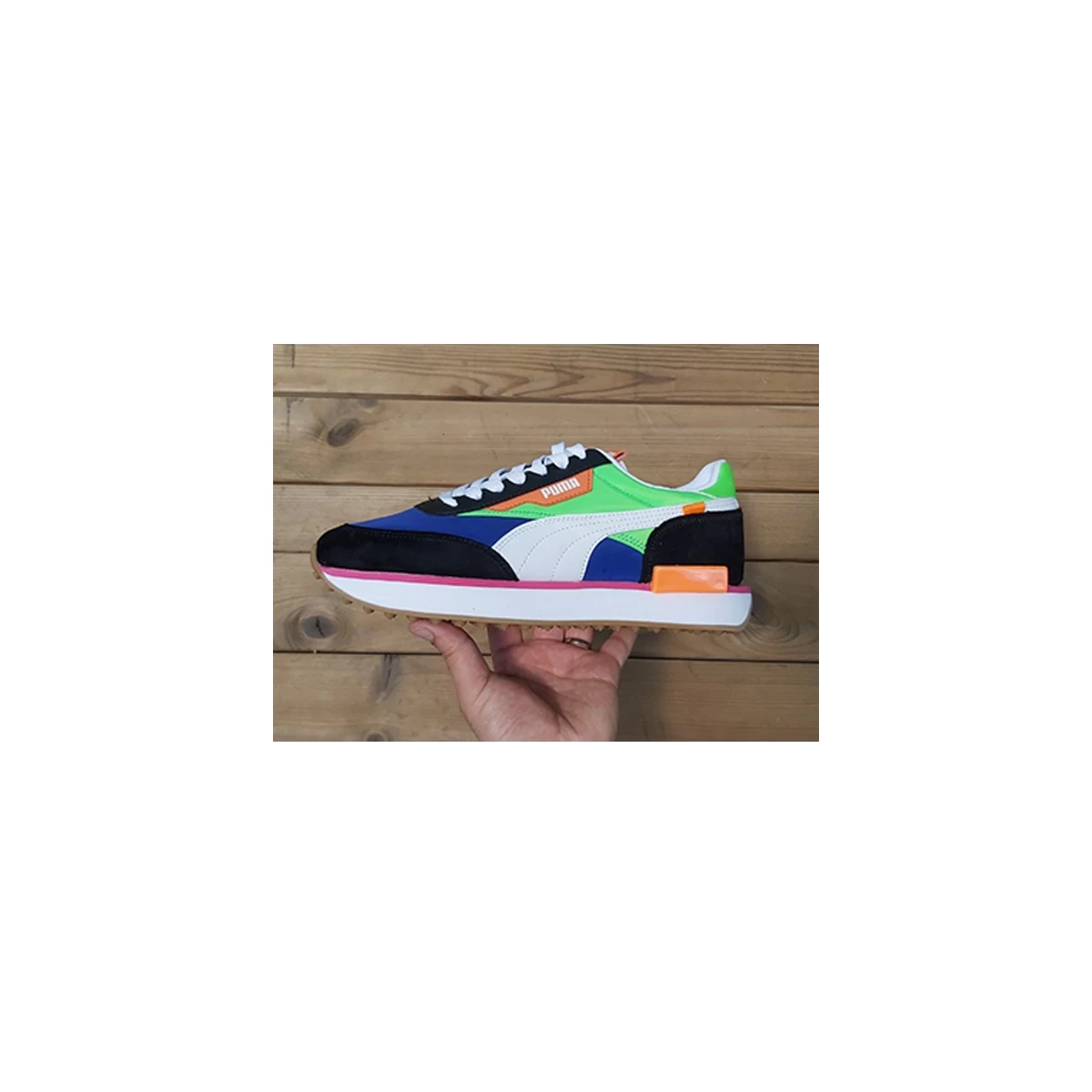 کتانی رانینگ مردانه پوما Puma Future Rider Green