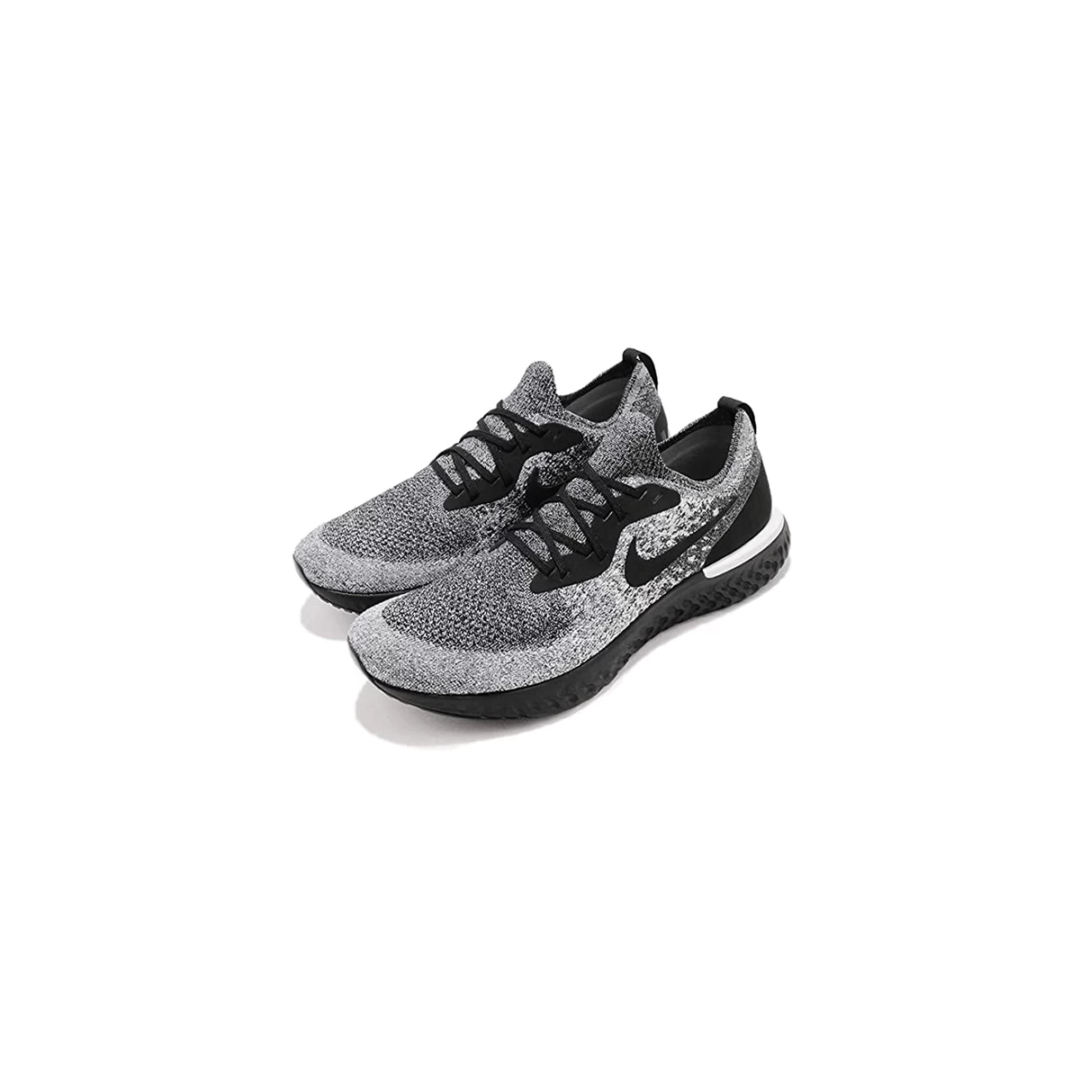 کتانی رانینگ مردانه نایک Nike Epic React Flyknit Black White