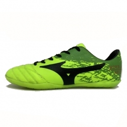 کفش فوتسال میزانو مورلیانئو طرح اصلی سبز مشکی Mizuno Morelia Neo