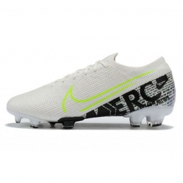 کفش فوتبال نایک مرکوریال طرح اصلی سفید زرد مشکی Nike Mercurial Vapor XIII Elite FG White Yellow Black