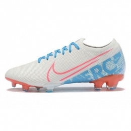 کفش فوتبال نایک مرکوریال طرح اصلی سفید قرمز آبی Nike Mercurial Vapor XIII Elite FG White Red Blue