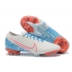 کفش فوتبال نایک مرکوریال طرح اصلی سفید قرمز آبی Nike Mercurial Vapor XIII Elite FG White Red Blue