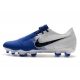 کفش فوتبال نایک فانتوم طرح اصلی سفید آبی Nike Phantom VNM Elite FG White Blue