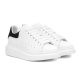 کتانی رانینگ مردانه الکساندر Alexander Mcqueen Leather White Black