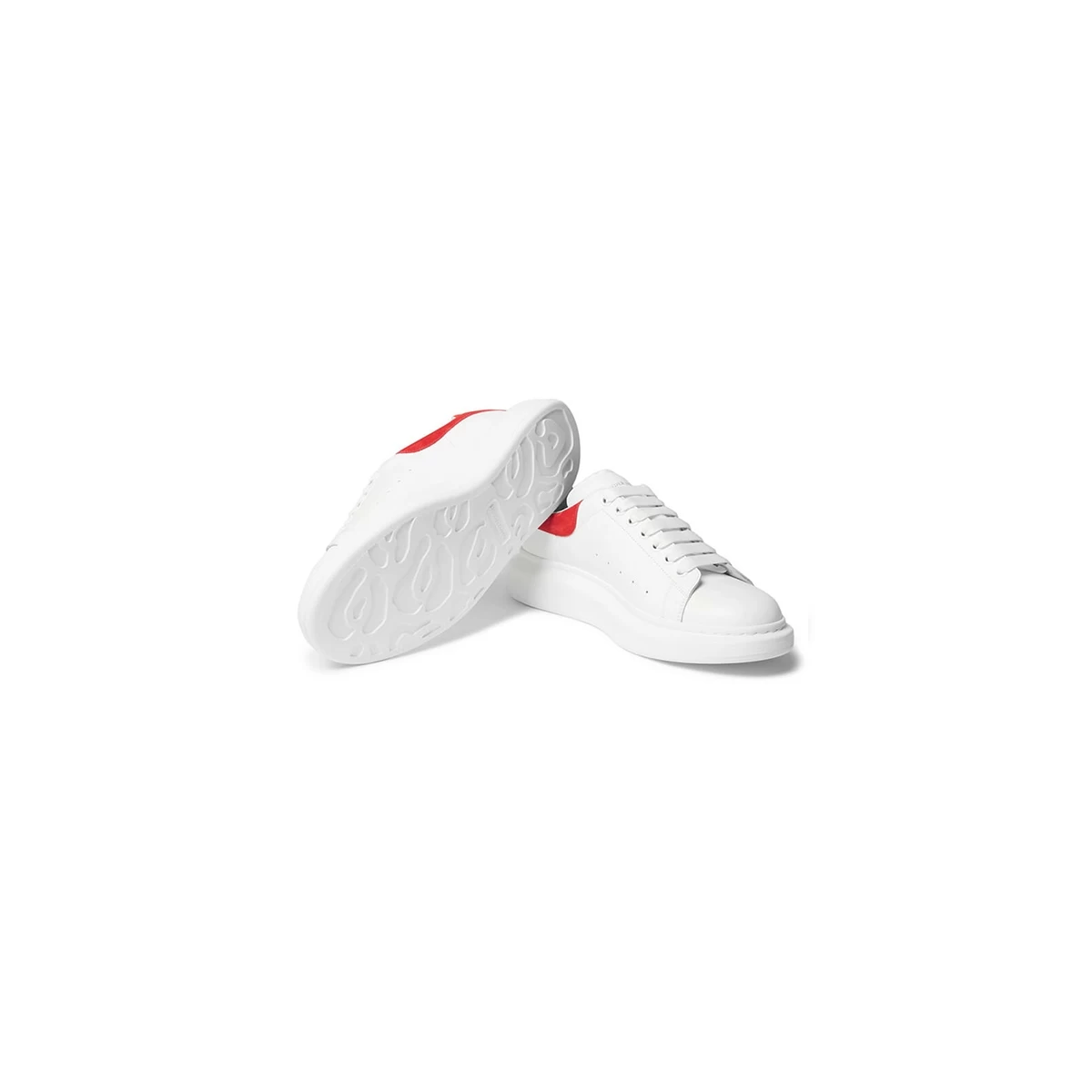 کتانی رانینگ زنانه الکساندر Alexander Mcqueen Exaggerated White Red