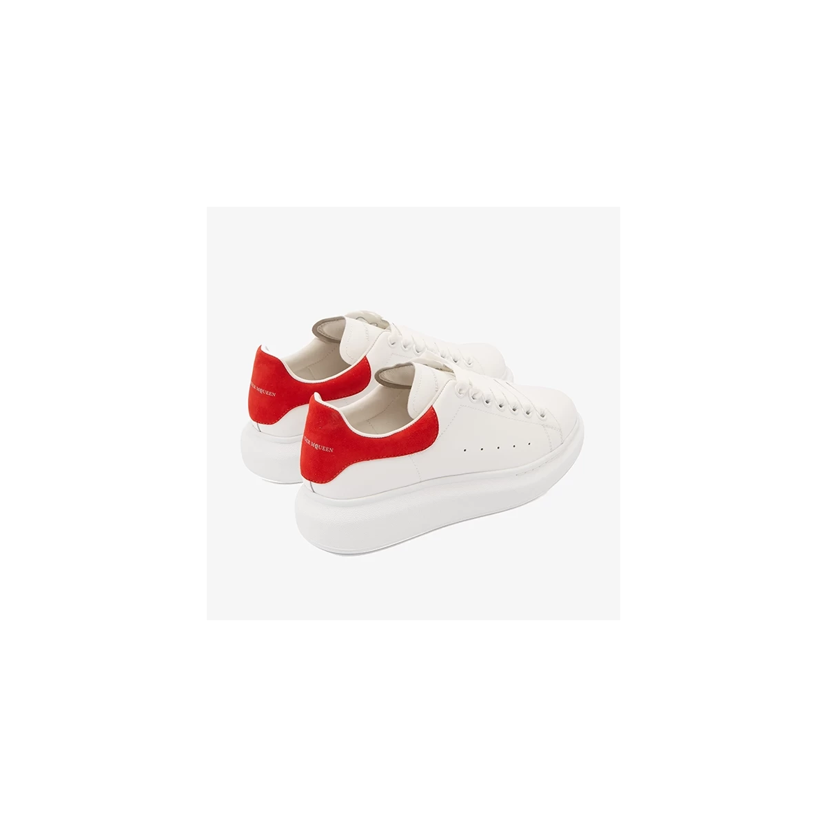 کتانی رانینگ زنانه الکساندر Alexander Mcqueen Exaggerated White Red