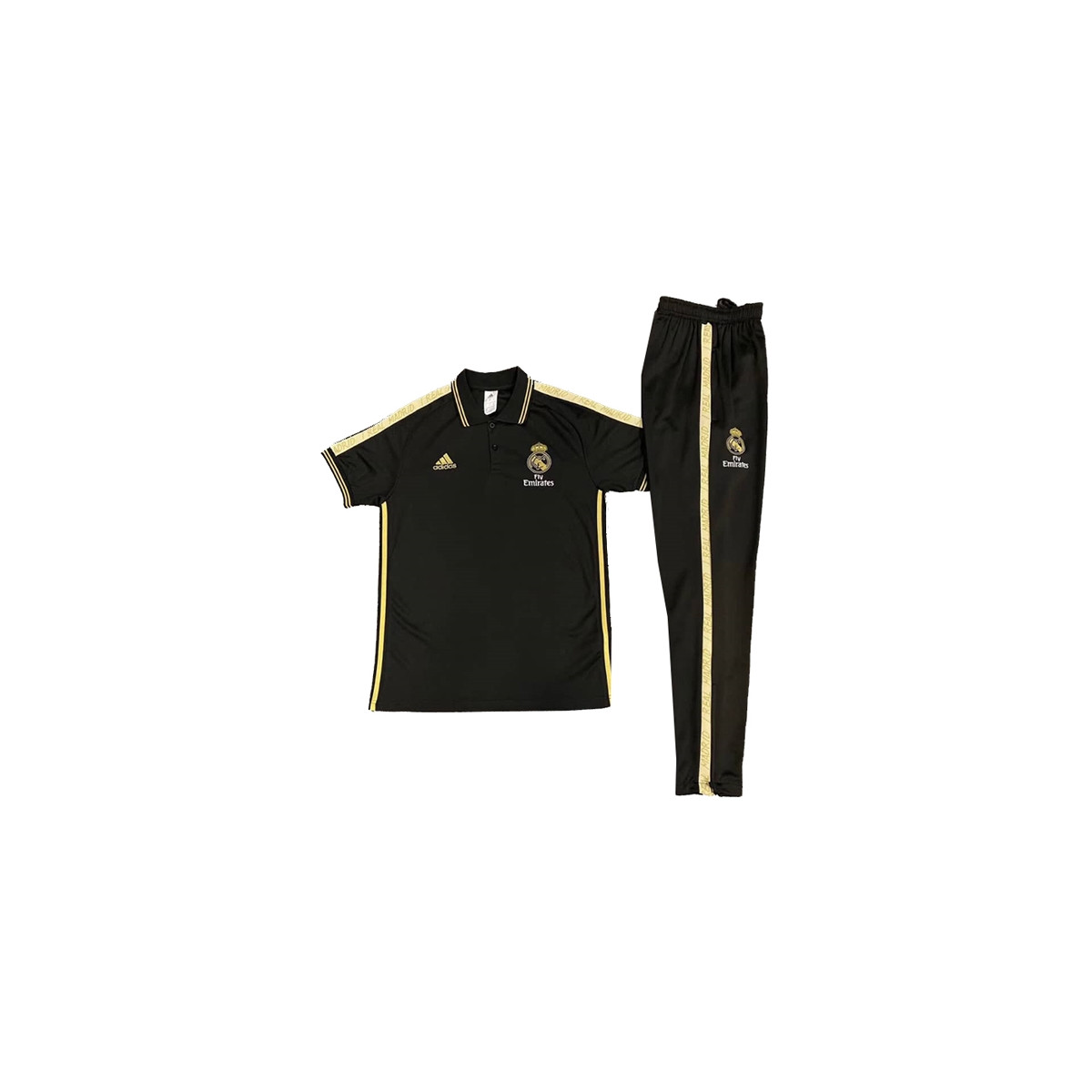 پلوشرت شلوار رئال مادرید  مشکی Real Madrid  Polo Shirt 2019-2020 Black