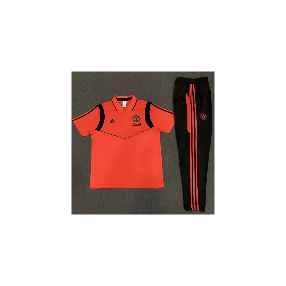 پلوشرت شلوار منچستر یونایتد Manchester United  Polo Shirt 2019-2020 Red