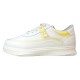 کتانی زنانه مدل ونس طرح اصلی سفید زرد Vans