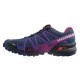 کتانی رانینگ زنانه سالامون Salomon Speedcross 3 Grey Purple Pink