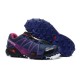 کتانی رانینگ زنانه سالامون Salomon Speedcross 3 Grey Purple Pink