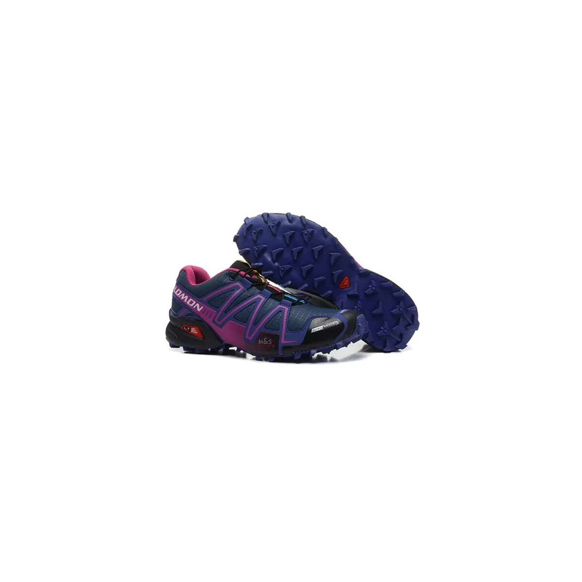 کتانی رانینگ زنانه سالامون Salomon Speedcross 3 Grey Purple Pink