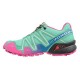 کتانی رانینگ زنانه سالامون Salomon Speedcross 3 Trail  Green Pink Black
