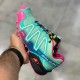 کتانی رانینگ زنانه سالامون Salomon Speedcross 3 Trail  Green Pink Black