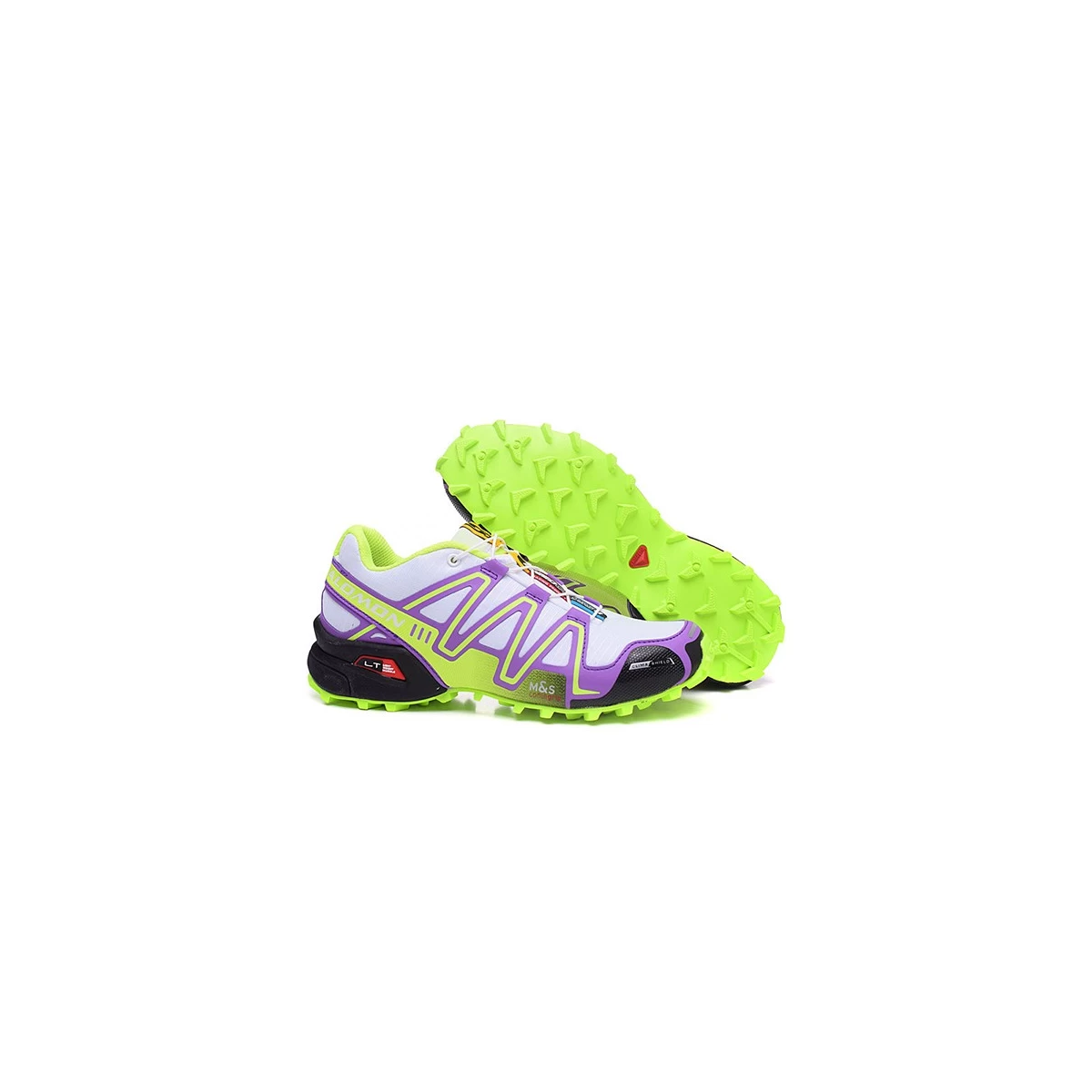 کتانی رانینگ زنانه سالامون Salomon Speedcross 3 White Purple