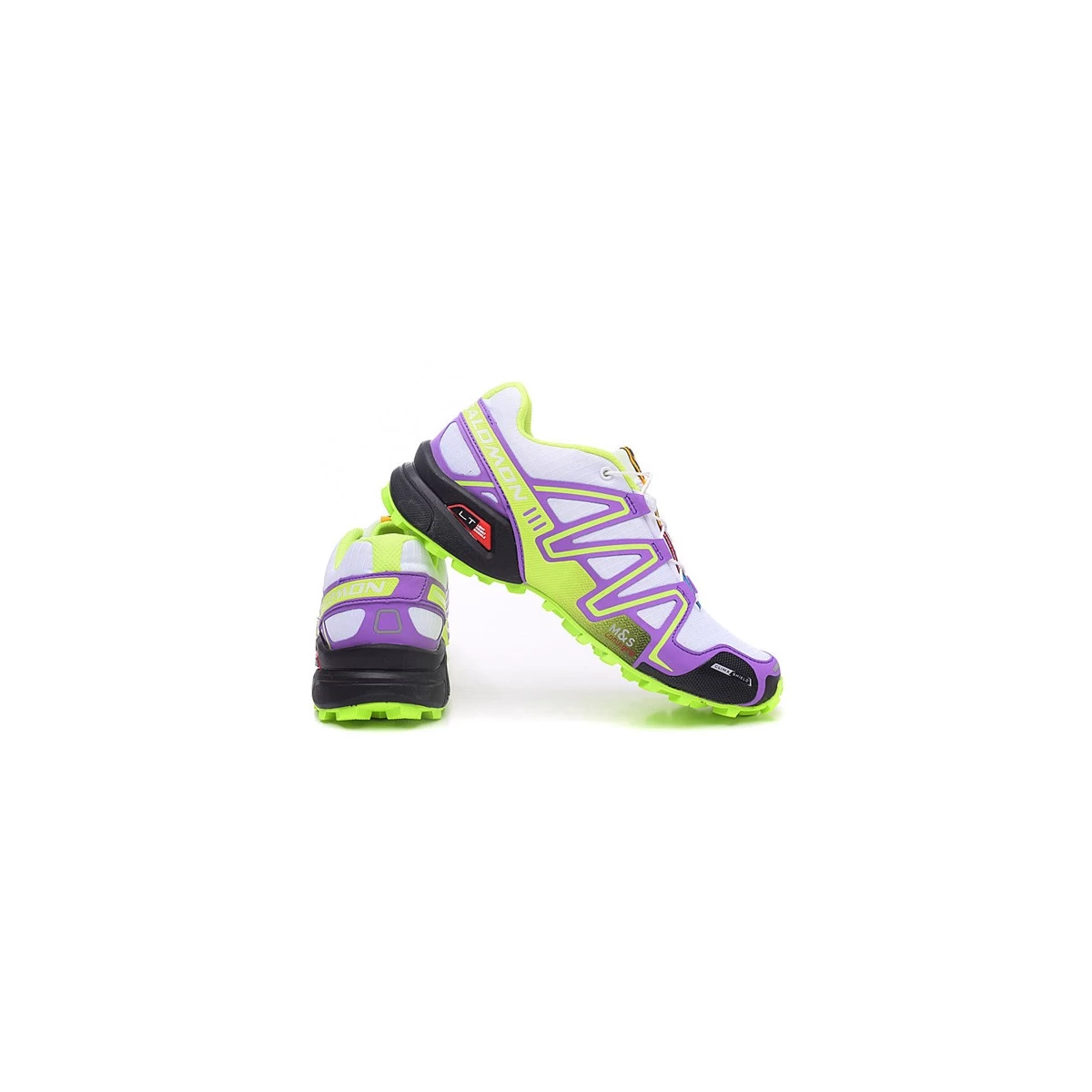 کتانی رانینگ زنانه سالامون Salomon Speedcross 3 White Purple