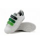 کتانی رانینگ بچه گانه آدیداس Adidas Stan Smith Velcro Green