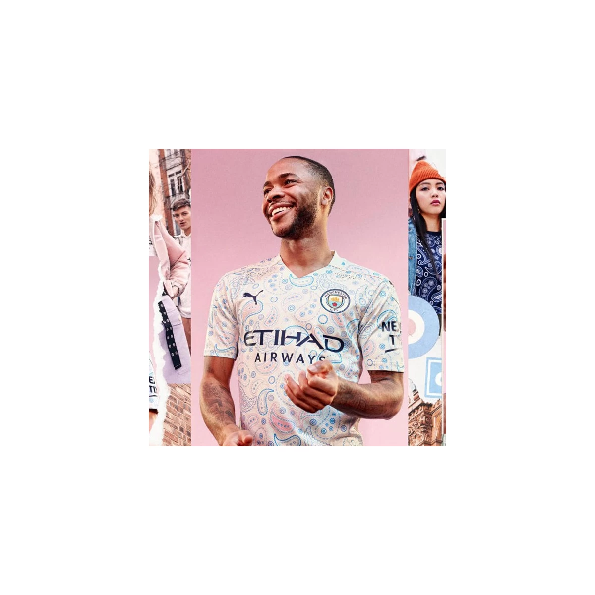 لباس پلیری سوم منچستر سیتی Manchester City  2020-21 3rd Soccer Jersey