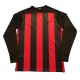 لباس  اول آث میلان آستین دار Ac Milan 2020-21 Home Soccer Jersey Long Sleeve
