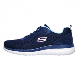 کتانی رانینگ زنانه اسکیچرز Skechers Memory Foam 12606-NVLB