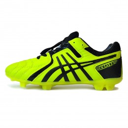 کفش فوتبال اسیکس کوپرو طرح اصلی مشکی فسفری Asics Copero