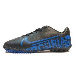 کفش چمن مصنوعی سایز کوچک نایک مرکوریال مشکی آّبی Nike Mercurial Black Blue