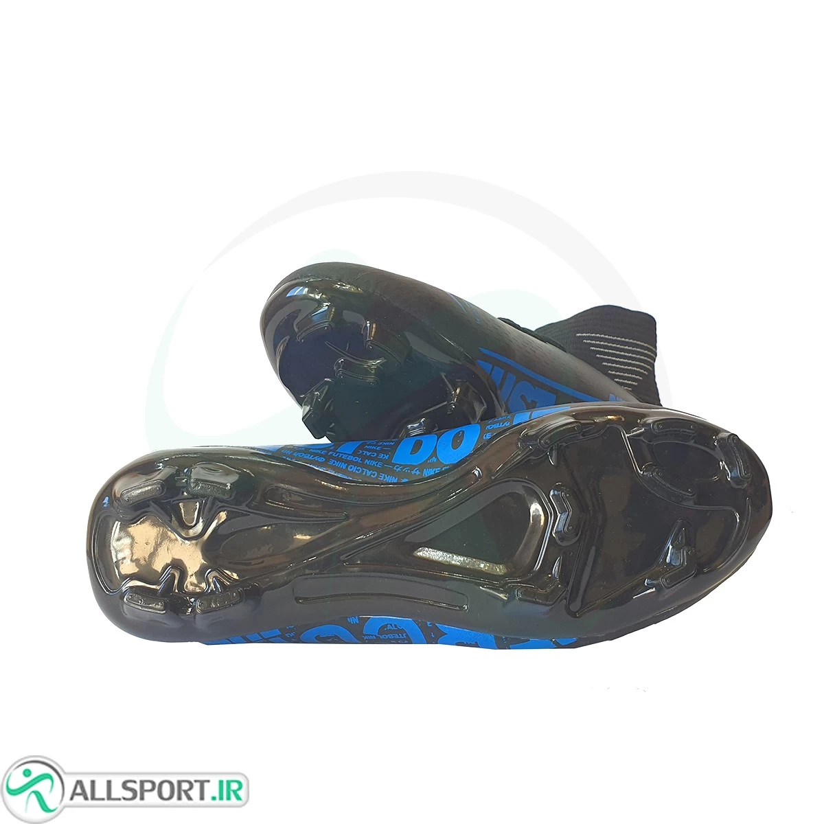 کفش فوتبال نایک مرکوریال ساقدار طرح اصلی مشکی آبی Nike Mercurial 2019