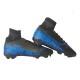 کفش فوتبال نایک مرکوریال ساقدار طرح اصلی مشکی آبی Nike Mercurial 2019