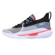 کفش بسکتبال آندر آمور مشکی سفید Under Armour Curry 7 Back White