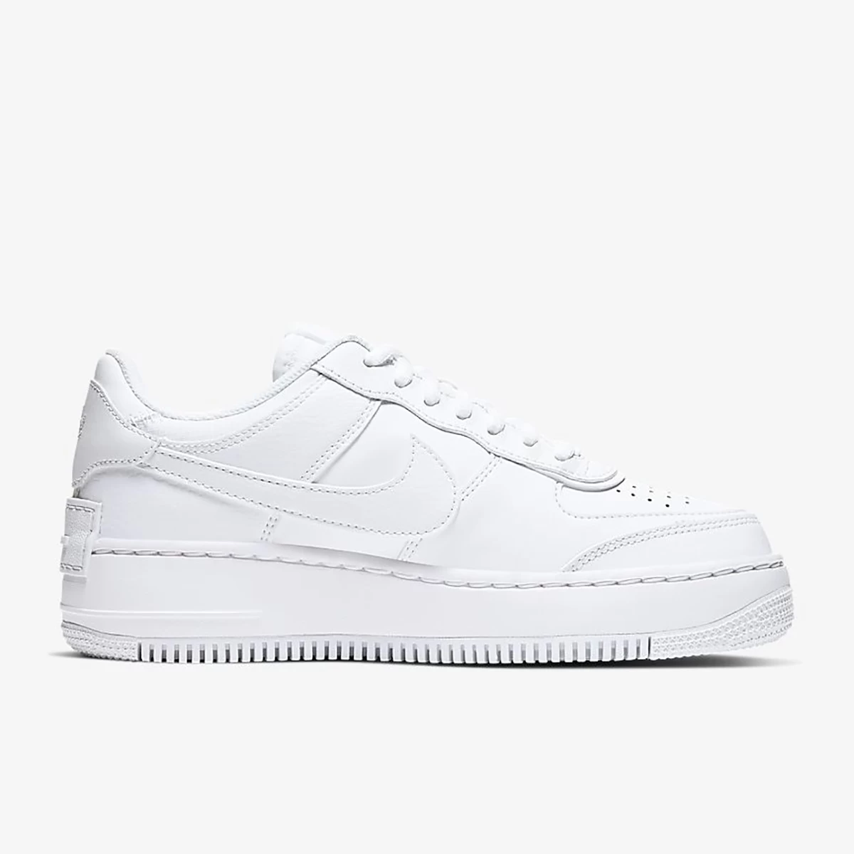 کتانی رانینگ زنانه نایک طرح اصلی سفید Nike Air Force 1 Shadow White