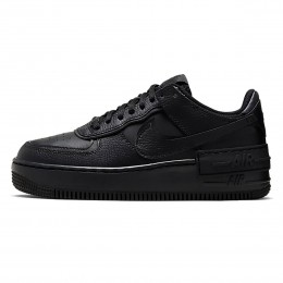 کتانی رانینگ زنانه نایک طرح اصلی مشکی  Nike Air Force Shadow Black