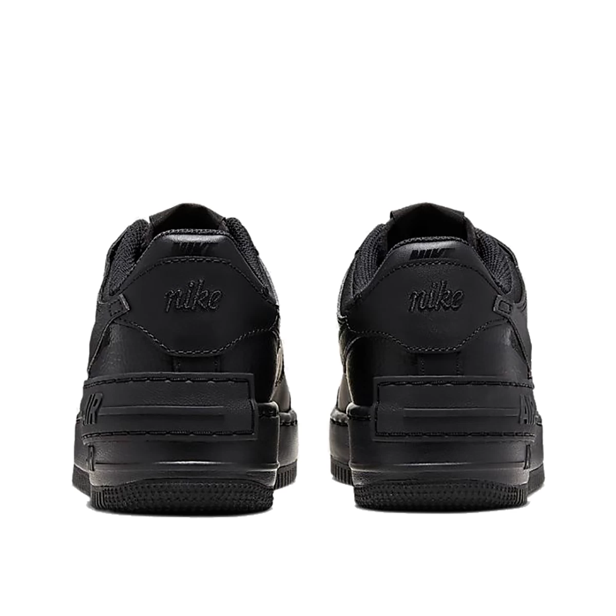 کتانی رانینگ زنانه نایک طرح اصلی مشکی  Nike Air Force Shadow Black