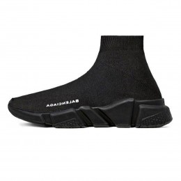کتانی رانینگ زنانه بالنسیاگا طرح اصلی مشکی Balenciaga Speed Sock Sneaker Black