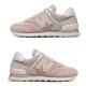 کتانی رانینگ زنانه نیوبالانس طرح اصلی صورتی طوسی New Balance 574 Sneakers Pink Grey