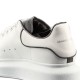کتانی رانینگ زنانه الکساندر طرح اصلی سفید مشکی Alexander Mcqueen Raised Sole White Black Sneaker