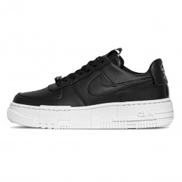 کتانی رانینگ زنانه نایک طرح اصلی مشکی سفید Nike Air Force 1 Pixel  Black White