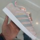 کتانی رانینگ زنانه آدیداس طرح اصلی صورتی طوسی Adidas Gazelle Pink Grey