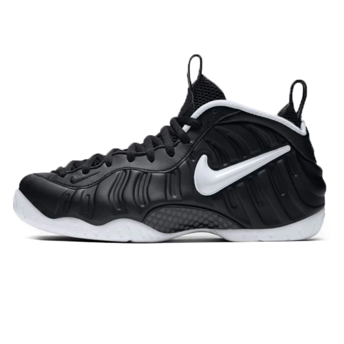 کفش بسکتبال نایک طرح اصلی مشکی سفید Nike Air Foamposite Pro Black White