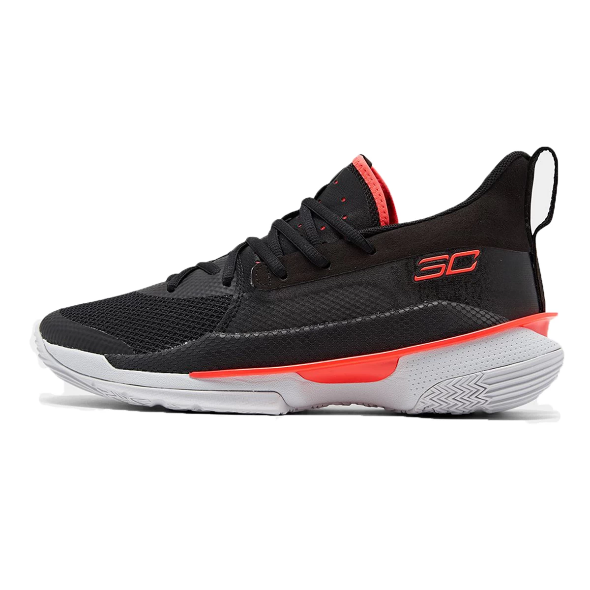 کفش بسکتبال آندر آمورطزح اصلی مشکی قرمز Under Armour Curry 7 BLack Red