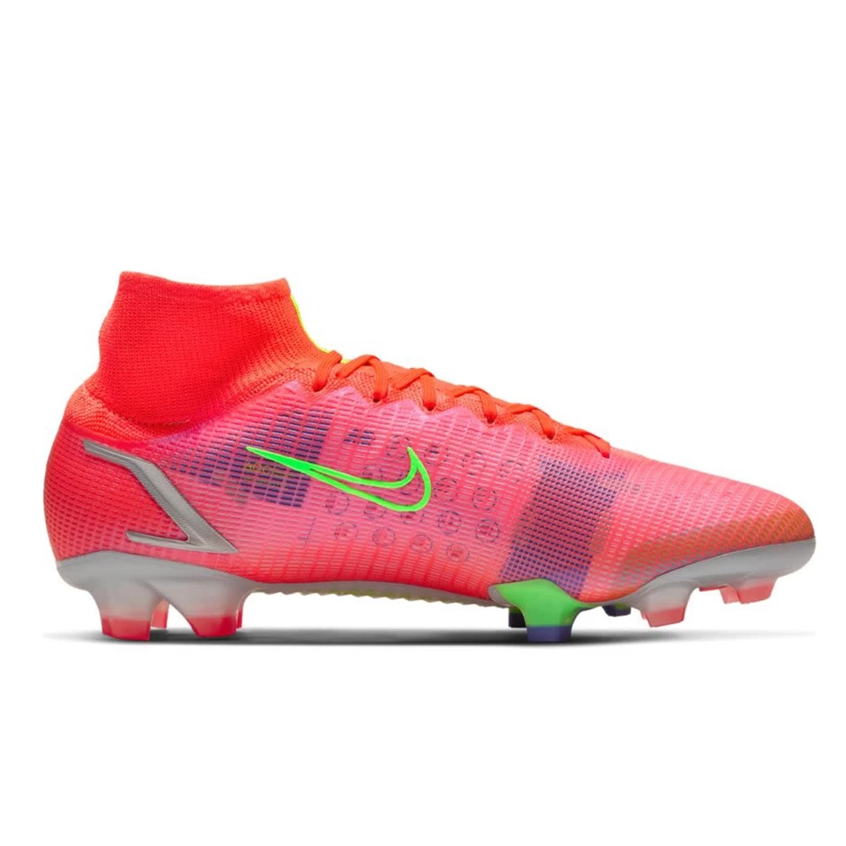 کفش فوتبال نایک مرکوریال طرح اصلی صورتی Nike Mercurial Superfly 8 Elite FG