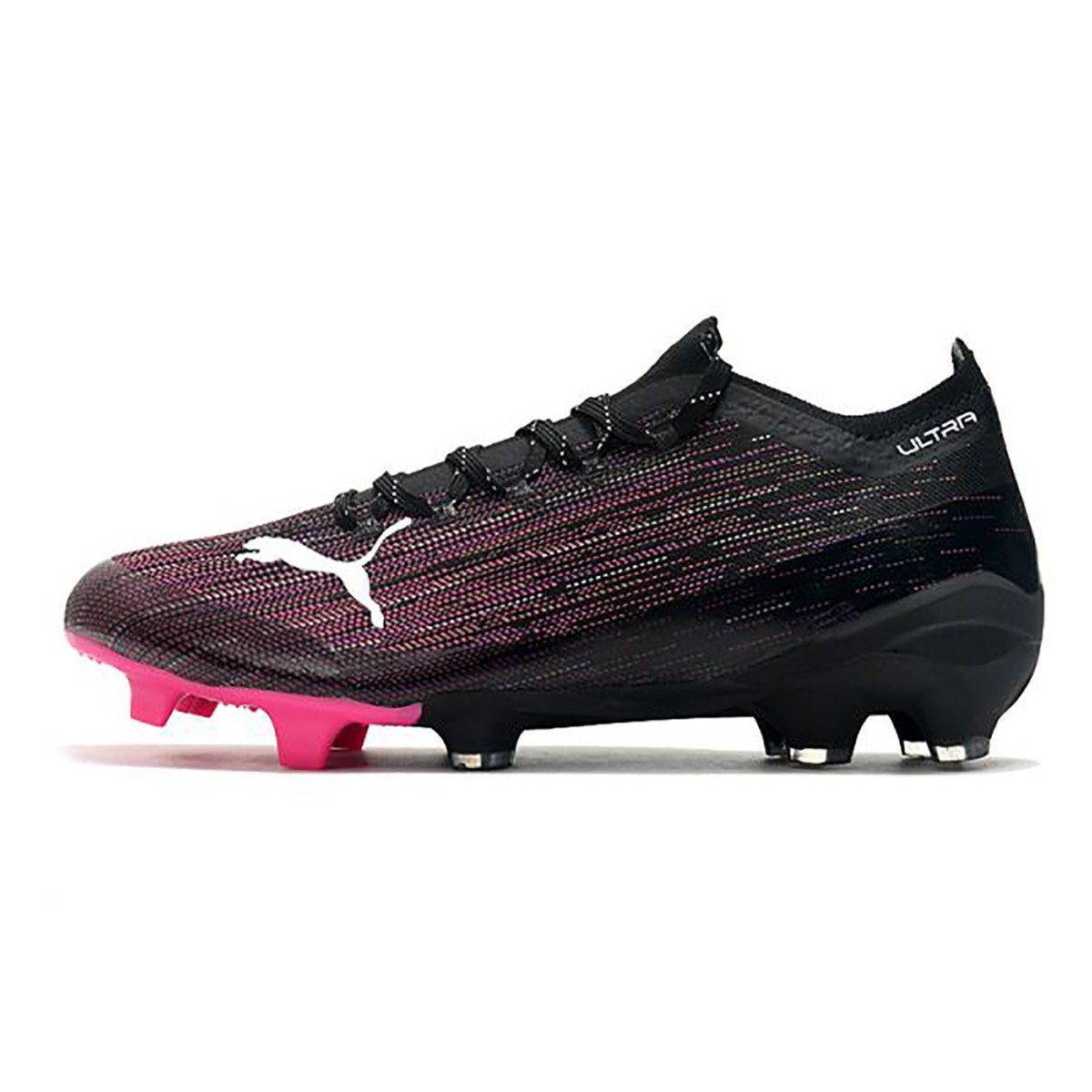 کفش فوتبال پوما اولترا طرح اصلی Puma Ultra 1.2 FG Black Luminous Pink