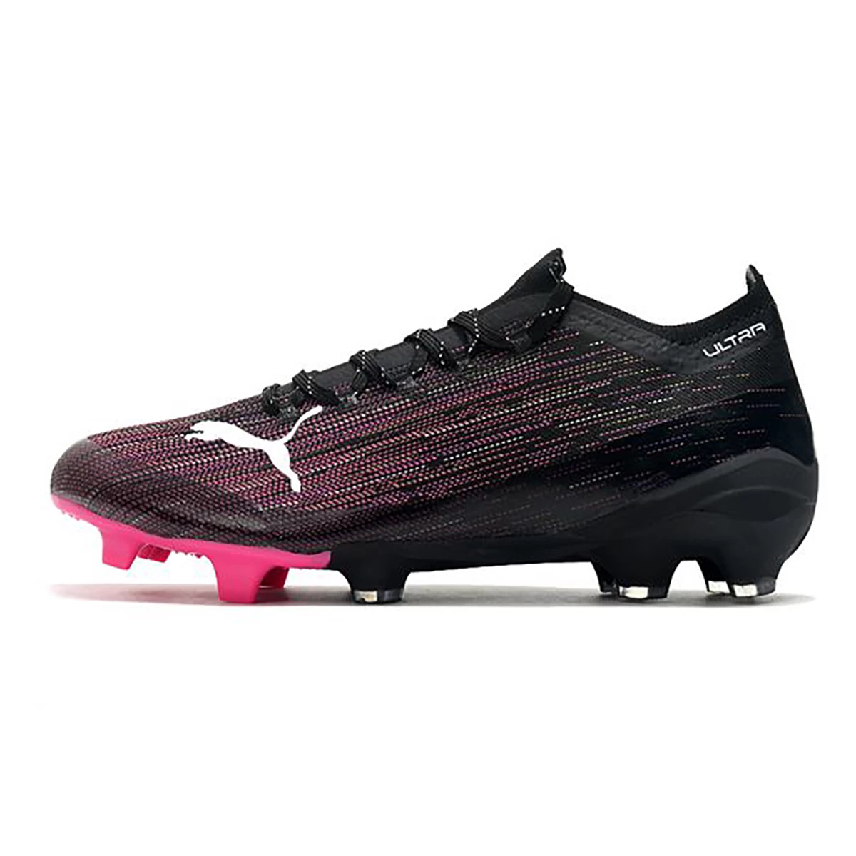 کفش فوتبال پوما اولترا طرح اصلی Puma Ultra 1.2 FG Black Luminous Pink