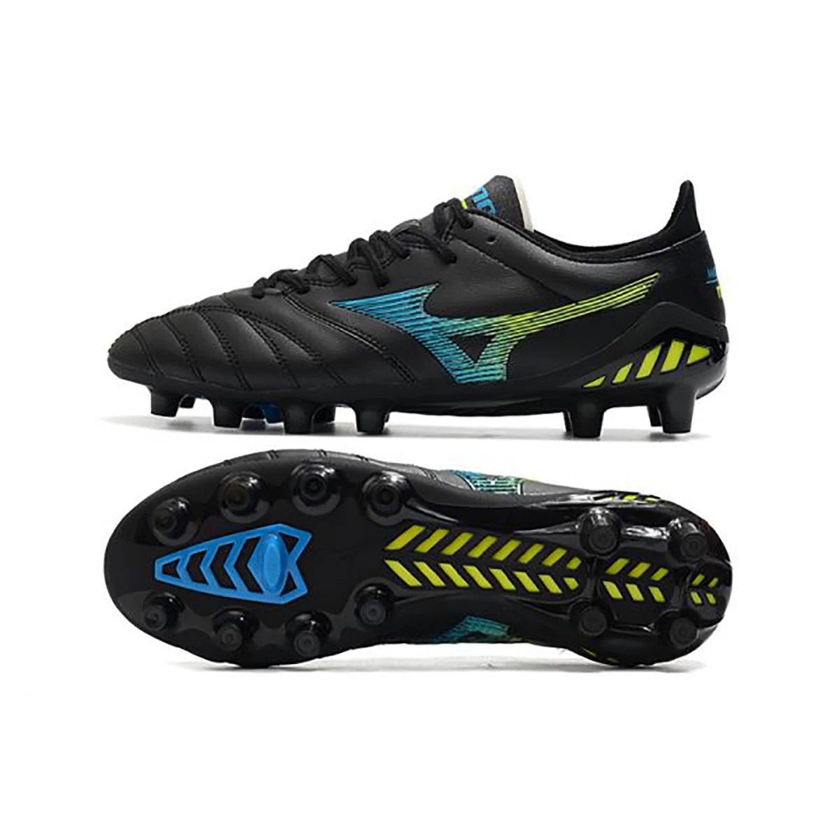 کفش فوتبال میزانو مورلیا طرح اصلی Mizuno Morelia Neo III Black Blue