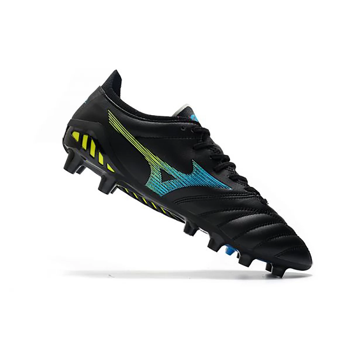 کفش فوتبال میزانو مورلیا طرح اصلی Mizuno Morelia Neo III Black Blue