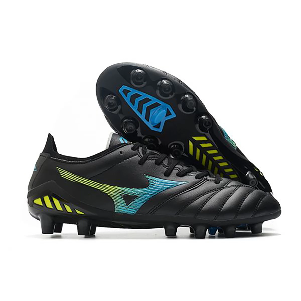 کفش فوتبال میزانو مورلیا طرح اصلی Mizuno Morelia Neo III Black Blue